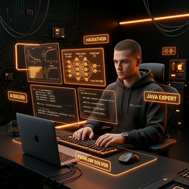 Futuristic Developer Workspace